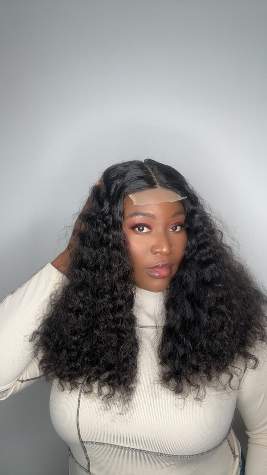 18 inches SDD 4x4 Closure Black Beyonce Curls - Helens Couture